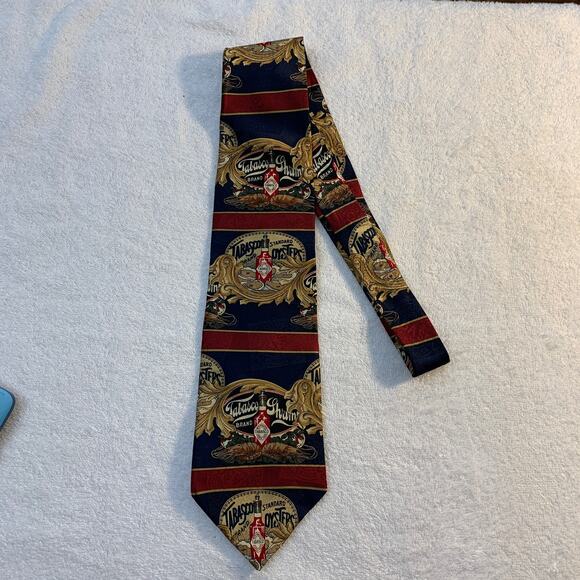 Mens Tabasco 100% silk tie - Picture 1 of 5